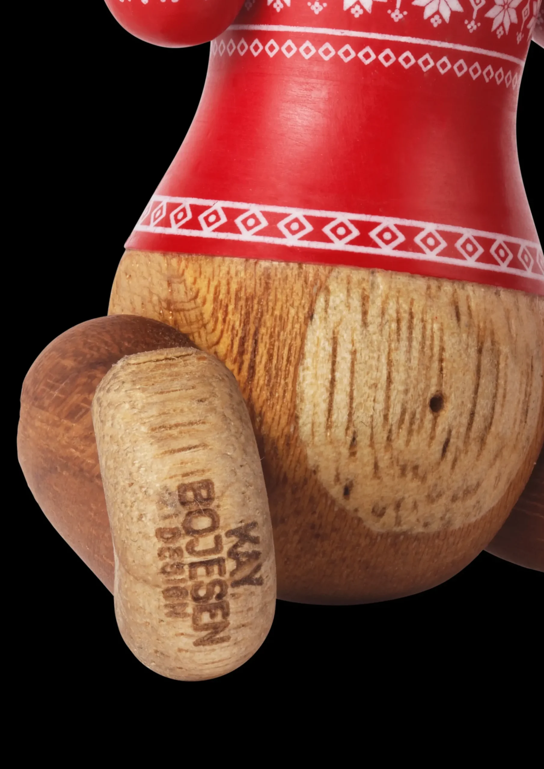 Kay Bojesen Abe Julesweater 2024 mini teak/limba | Køb nu