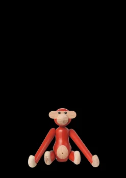 Kay Bojesen Abe mini i rød fra serien Monkey | Køb her
