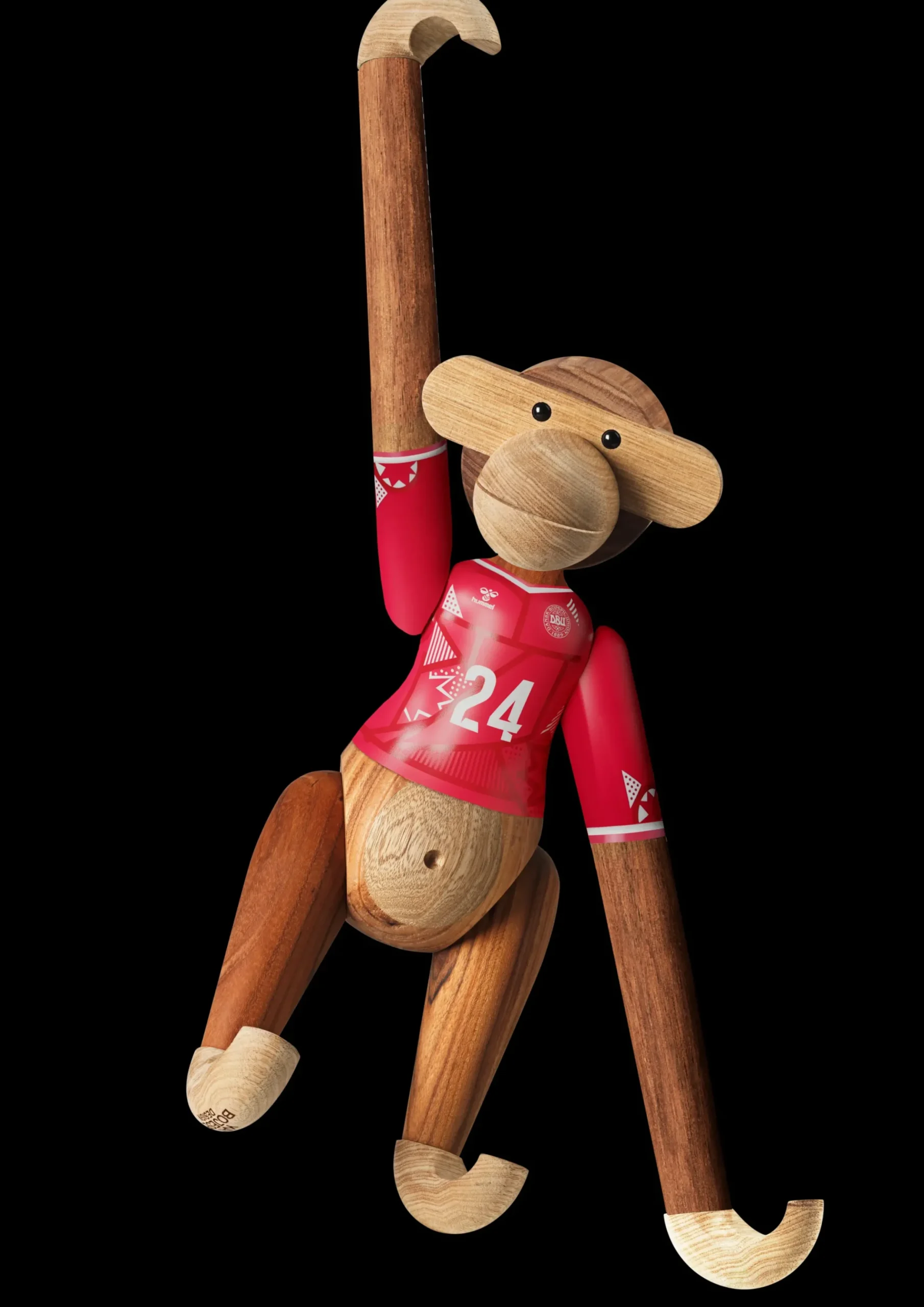 Kay Bojesen Abe x DBU Kvinde 2024 stor teak/limba - Køb her