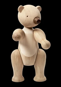 Kay Bojesen Bjørn XXL i træ fra serien Masterpieces