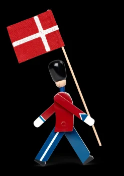 Kay Bojesen Fanebærer mini i rød fra serien Figurines