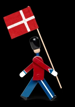 Kay Bojesen Fanebærer mini i rød fra serien Figurines