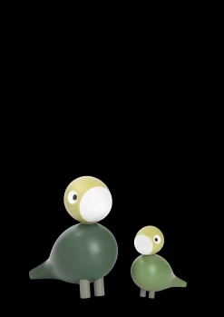 Kay Bojesen Liv & Lykke 1 par i grøn fra serien Birds
