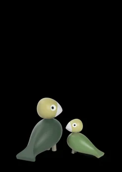 Kay Bojesen Liv & Lykke 1 par i grøn fra serien Birds