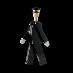 Kay Bojesen Politimand H20 cm i sort fra serien Figurines