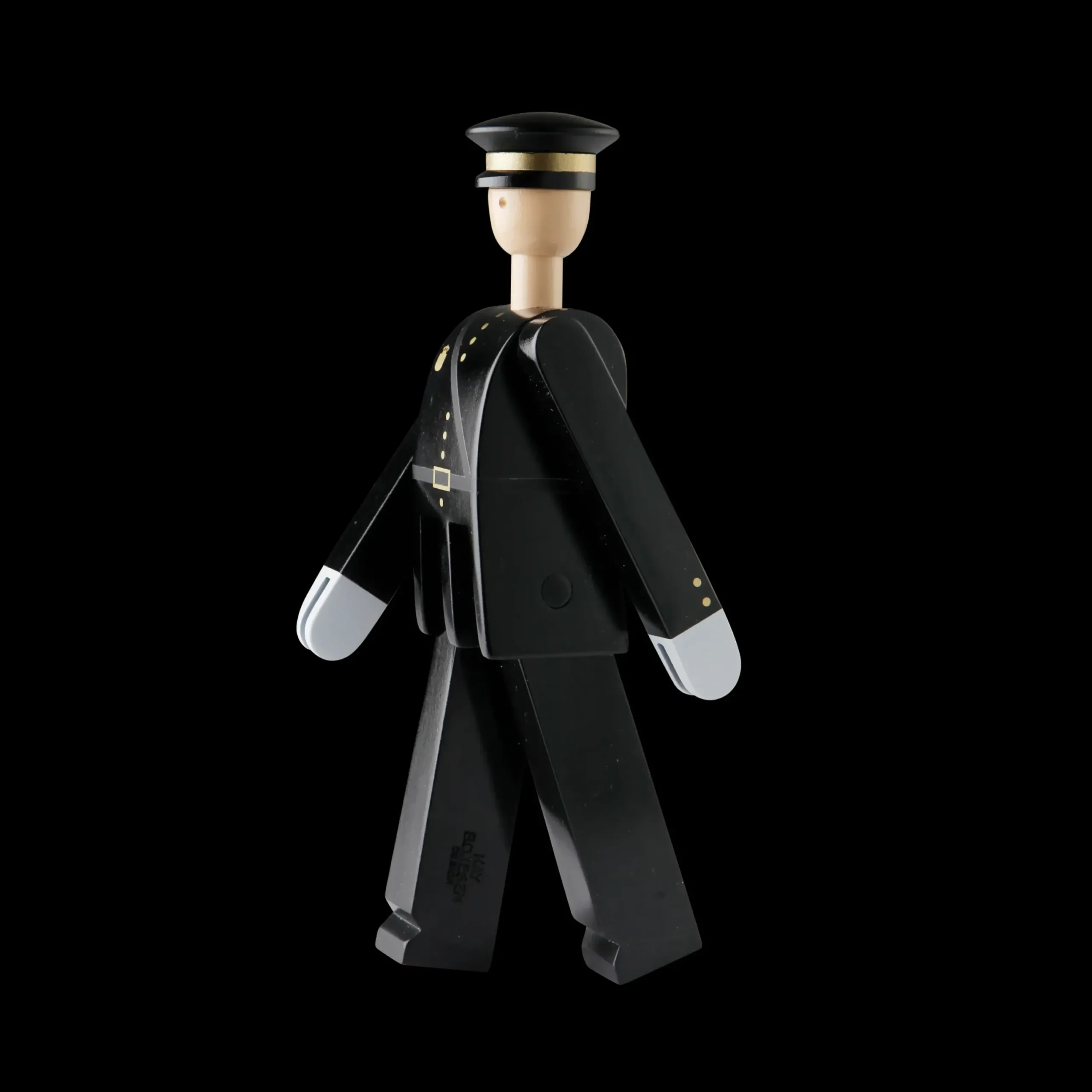 Kay Bojesen Politimand H20 cm i sort fra serien Figurines