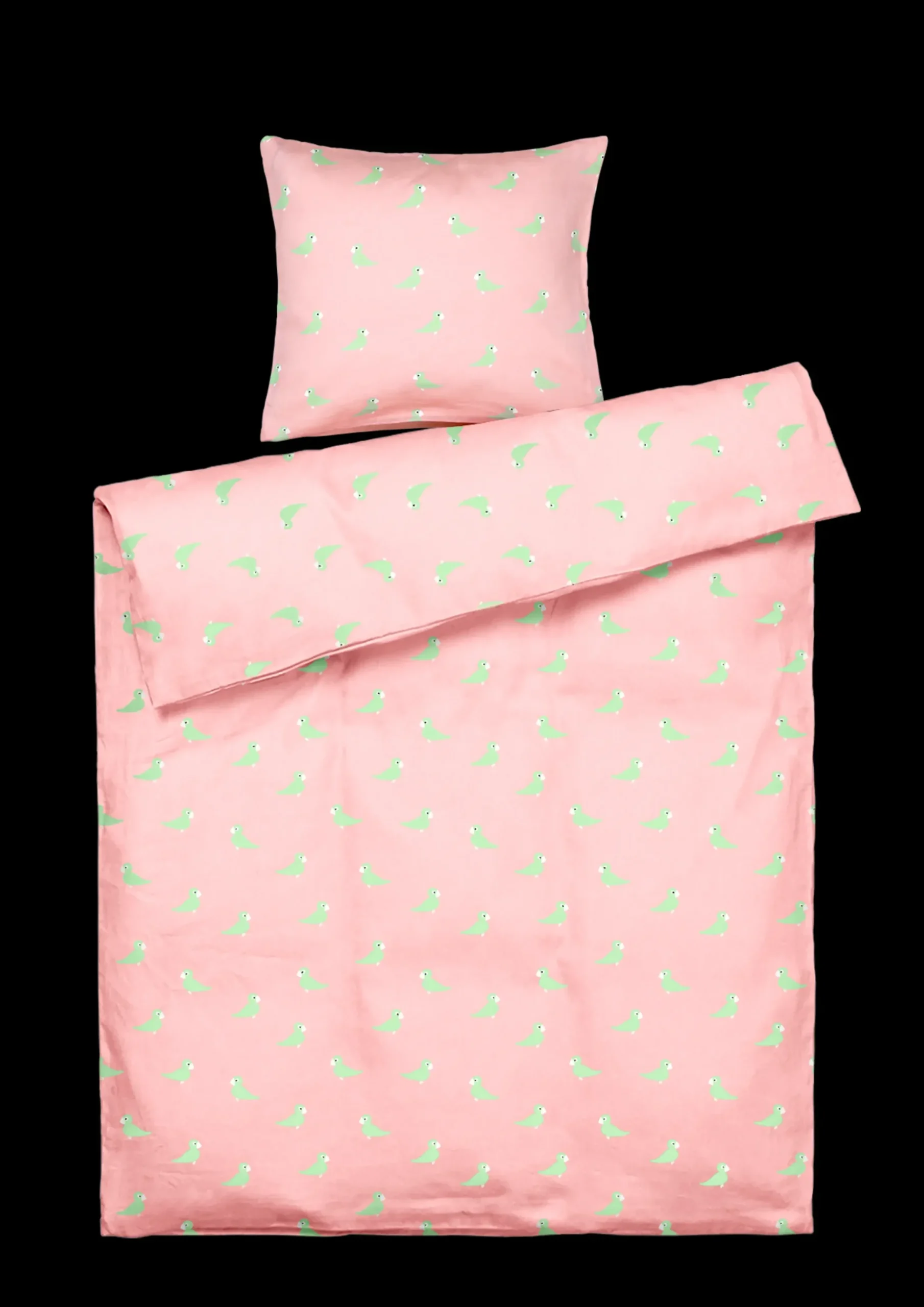 Kay Bojesen Sengetøj Sangfugl junior 100x140 rosa | Køb her