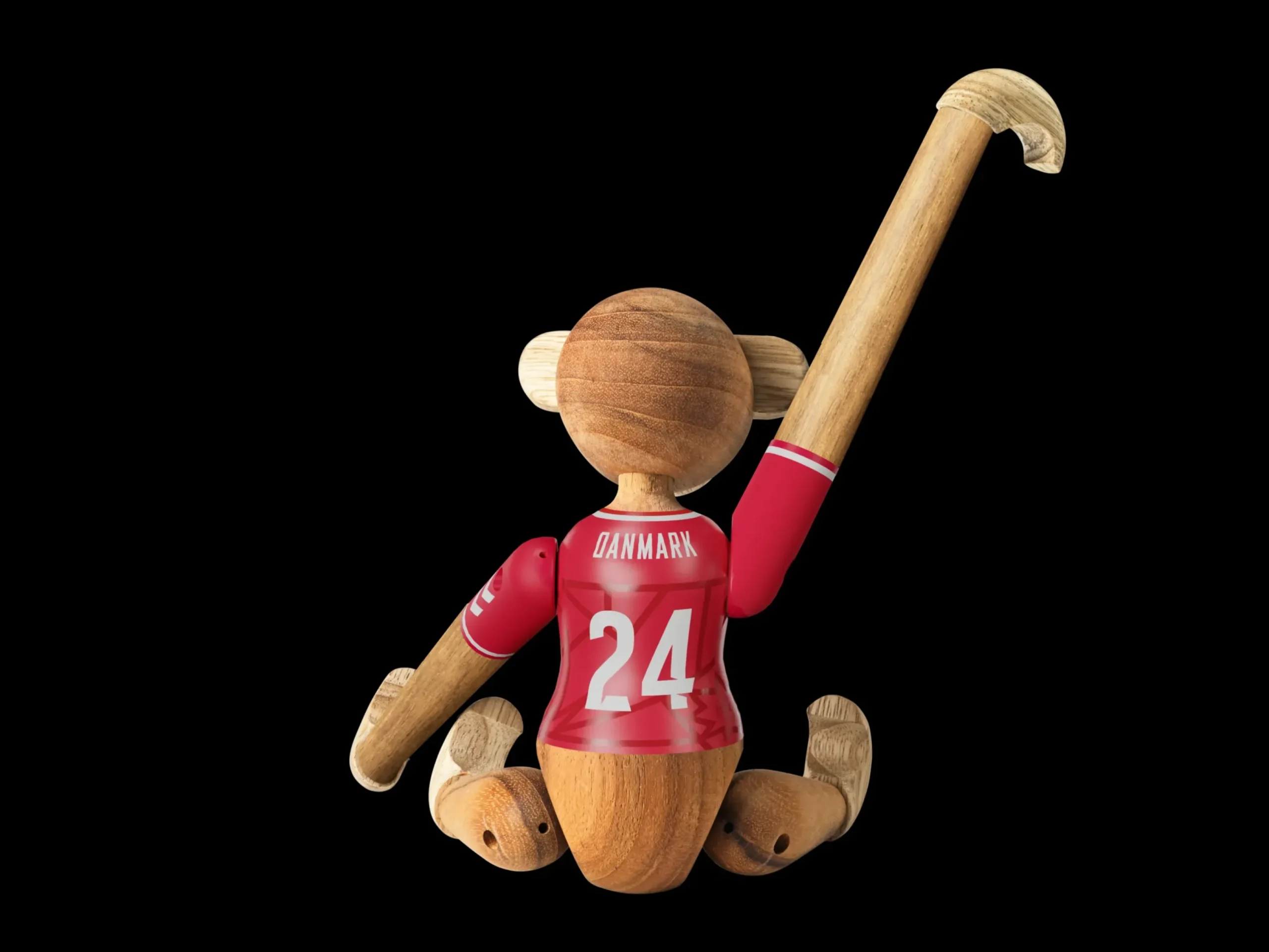 Kay Bojesen x DBU Abe Kvinde 2024 lille teak/limba | Køb her