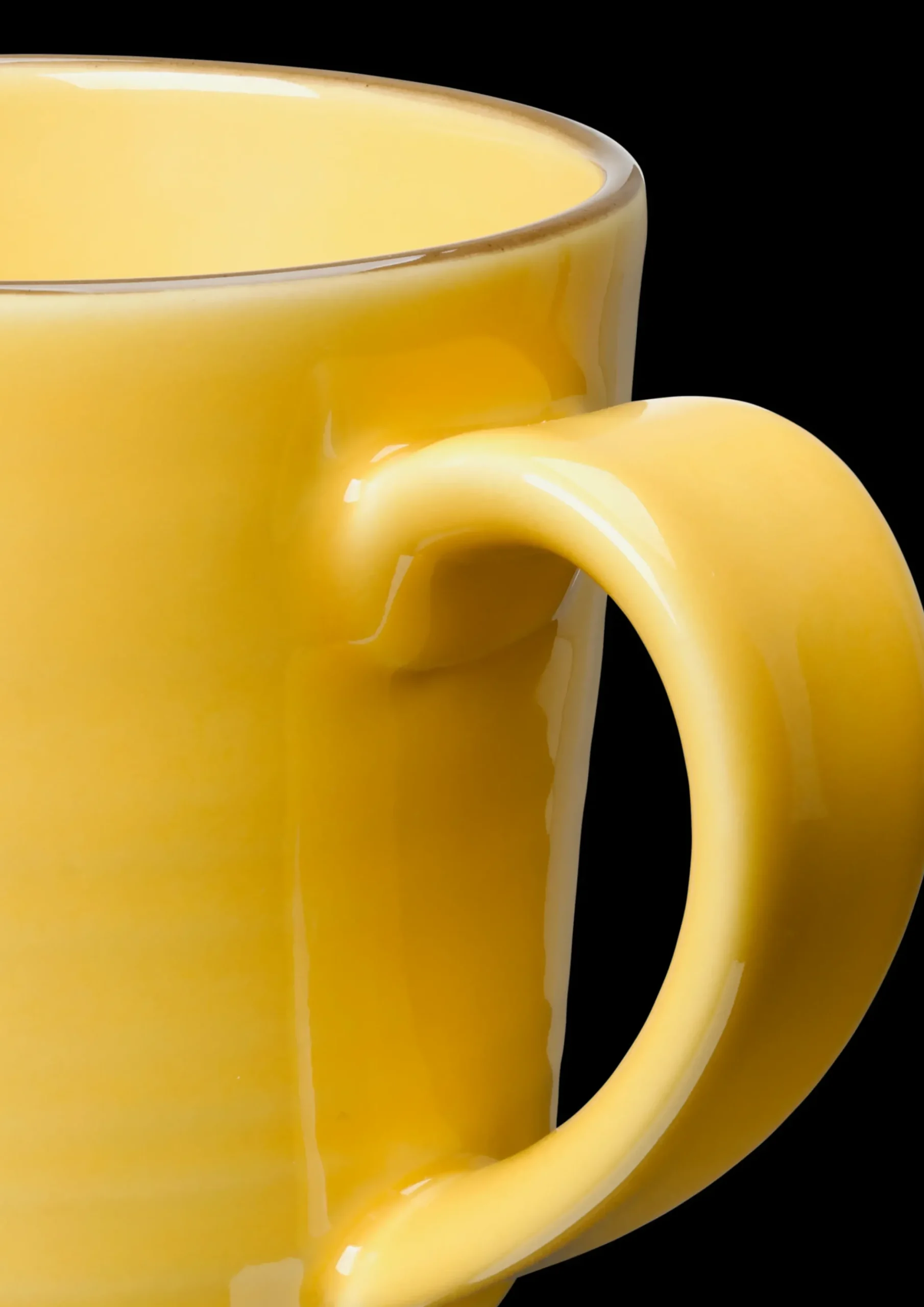 Kähler Colore Krus med hank 33 cl saffron yellow | Køb her
