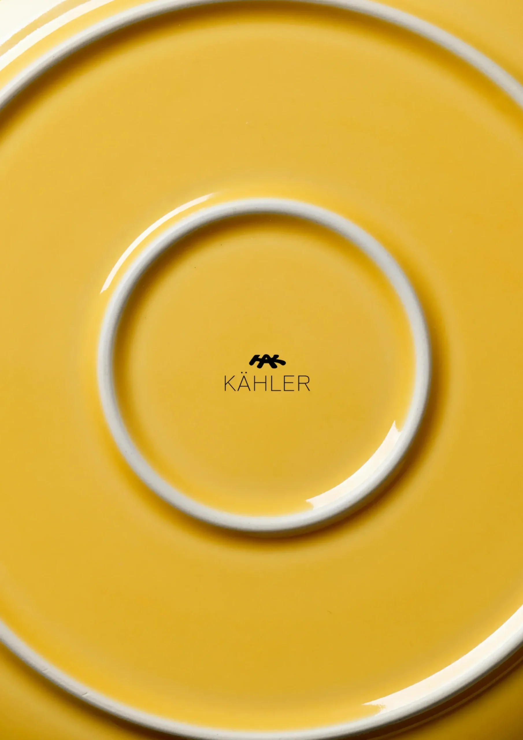 Kähler Colore Tallerken Ø27 cm saffron yellow | Køb her