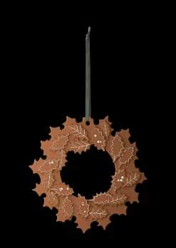 Kähler Gingerbread Julekrans Ø18.5 cm brun | Køb nu