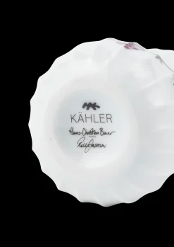 Kähler Hammershøi Christmas Snemand H11.5 hvid m. deko