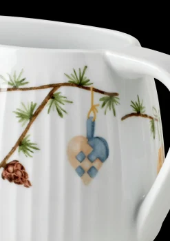 Kähler Hammershøi Christmas Saucekande 66 cl hvid m. deko