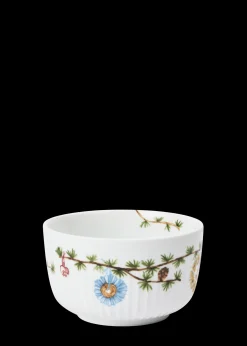 Kähler Hammershøi Christmas Skål 2024 Ø12 cm hvid m. deko