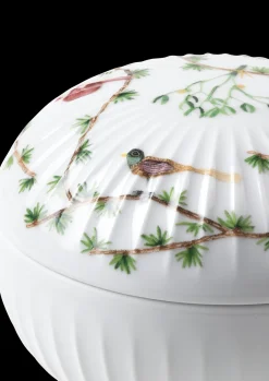 Kähler Hammershøi Christmas Bonbonniere Ø12 cm hvid m. deko
