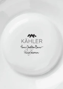 Kähler Hammershøi Christmas Bloklysestage Ø13 cm hvid m deko