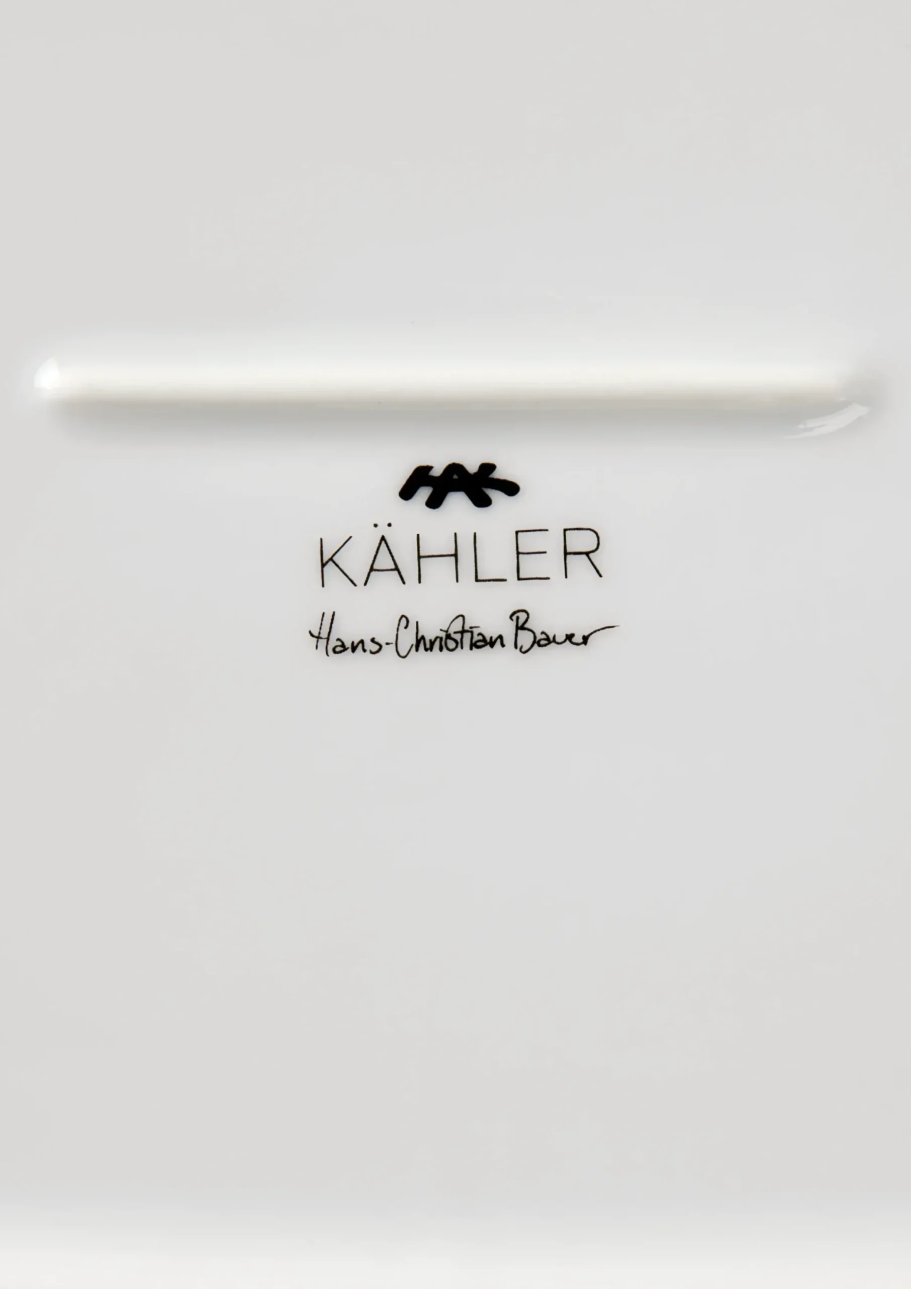 Kähler Hammershøi Ovalt serveringsfad 40x22.5 hvid | Køb her
