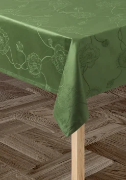 Kähler Hammershøi Poppy Damaskdug 150x220 cm grøn | Køb her
