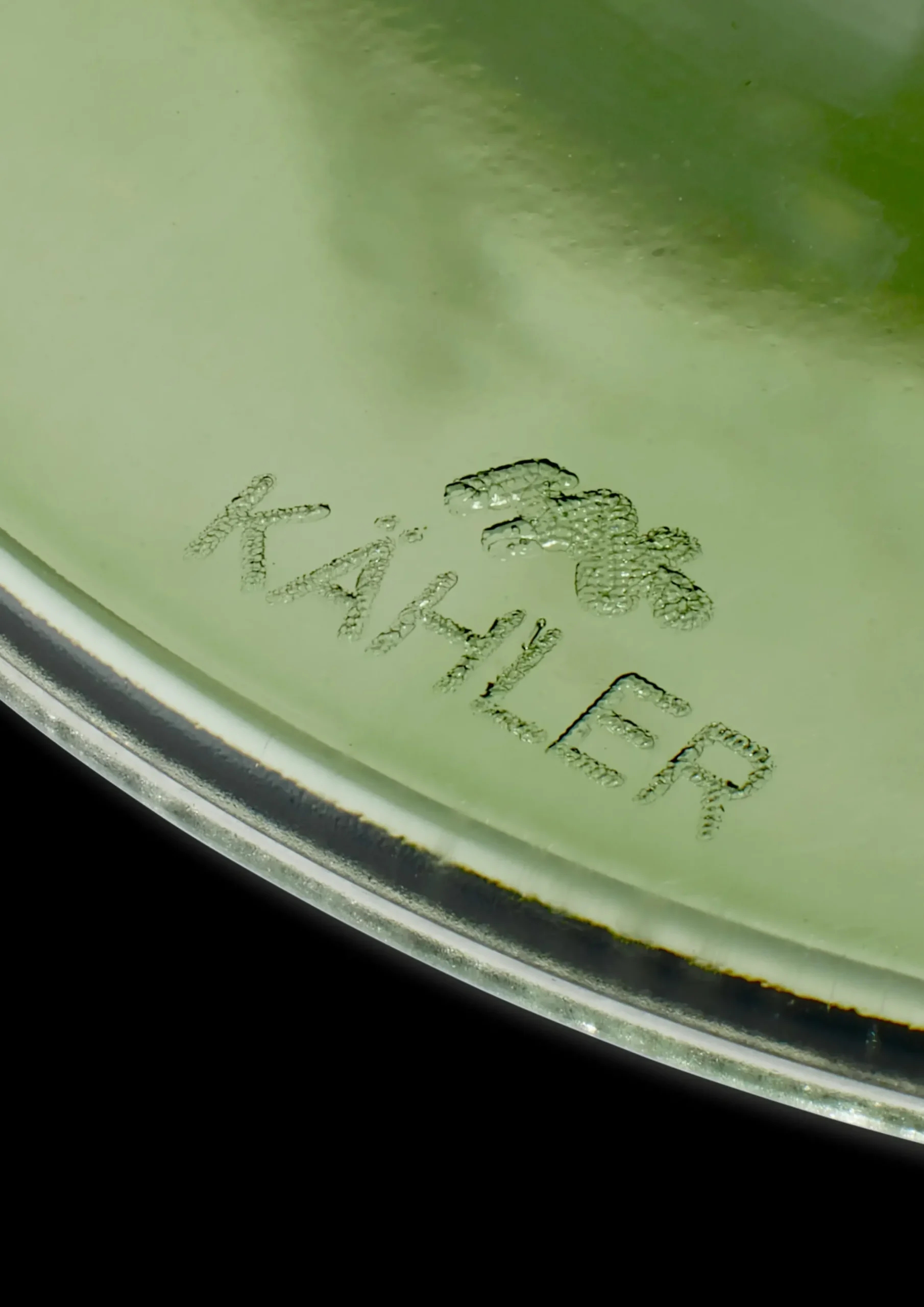 Kähler Hammershøi Rødvinsglas 49 cl grøn 2 stk. | Køb her