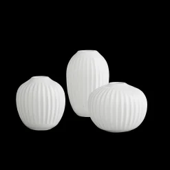Kähler Hammershøi Vase miniature hvid 3 stk. | Køb her