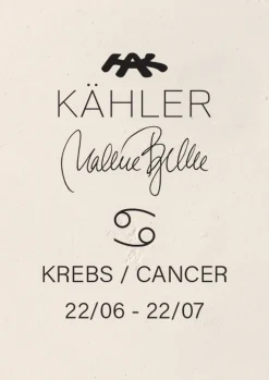 Kähler Krebs H16 i hvid fra serien Astro | Køb her