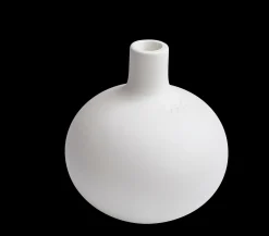 Kähler Lysestage H16.5 cm i hvid fra serien Globo | Køb her