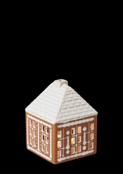Kähler Lyshus lille i brun fra serien Gingerbread | Køb her