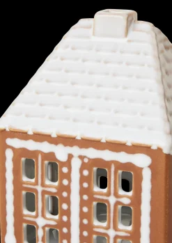 Kähler Lyshus lille i brun fra serien Gingerbread | Køb her