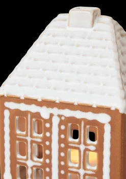 Kähler Lyshus lille i brun fra serien Gingerbread | Køb her