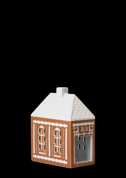 Kähler Lyshus mellem i brun fra serien Gingerbread | Køb her