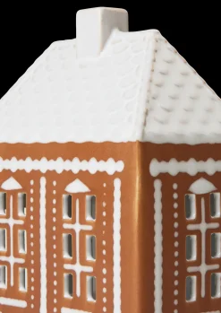 Kähler Lyshus mellem i brun fra serien Gingerbread | Køb her