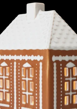 Kähler Lyshus mellem i brun fra serien Gingerbread | Køb her