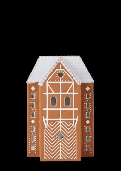 Kähler Lyshus stor i brun fra serien Gingerbread | Køb her