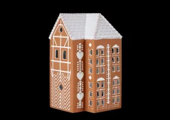 Kähler Lyshus stor i brun fra serien Gingerbread | Køb her