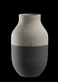 Kähler Omaggio Circulare Vase H31 cm antracitgrå | Køb nu