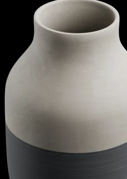 Kähler Omaggio Circulare Vase H31 cm antracitgrå | Køb nu