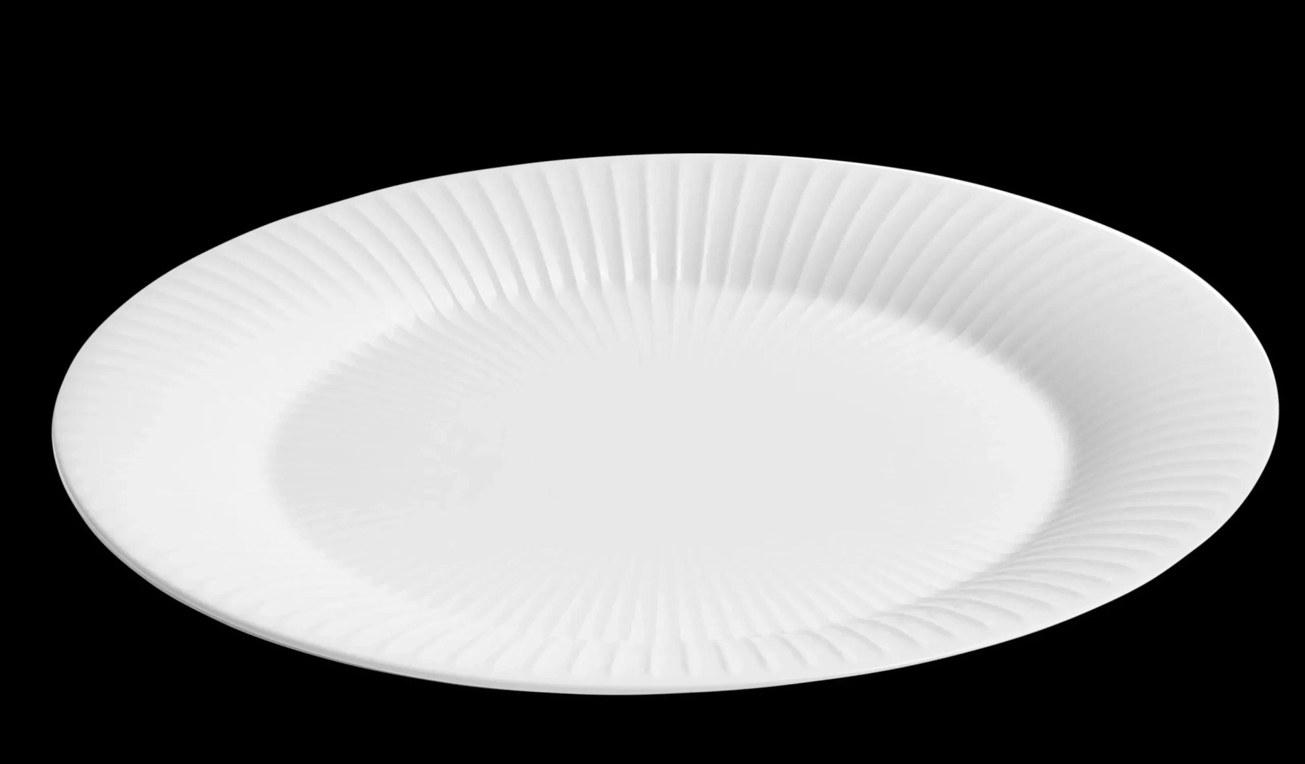 Kähler Ovalt serveringsfad 28.5x22.5 cm i hvid | Køb her