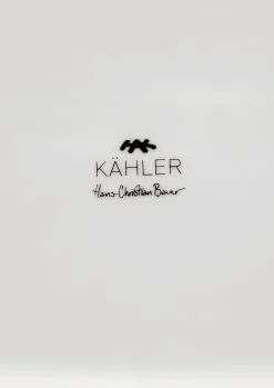 Kähler Ovnfast fad 32x24 cm i hvid fra serien Hammershøi