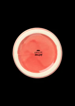 Kähler Poppery Krus 36 cl yellow/apple green/pink