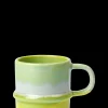 Kähler Poppery Krus med hank 35 cl apple green/mint