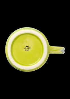 Kähler Poppery Krus med hank 35 cl apple green/mint