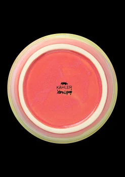 Kähler Poppery Skål Ø16 cm mint/apple green/pink