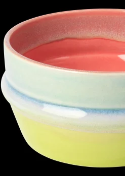 Kähler Poppery Skål Ø12 cm pink/mint/apple green