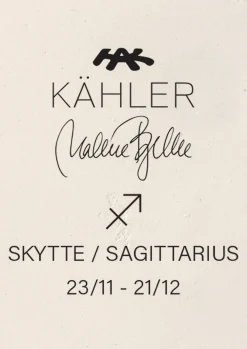 Kähler Skytte H17 i hvid fra serien Astro | Køb her