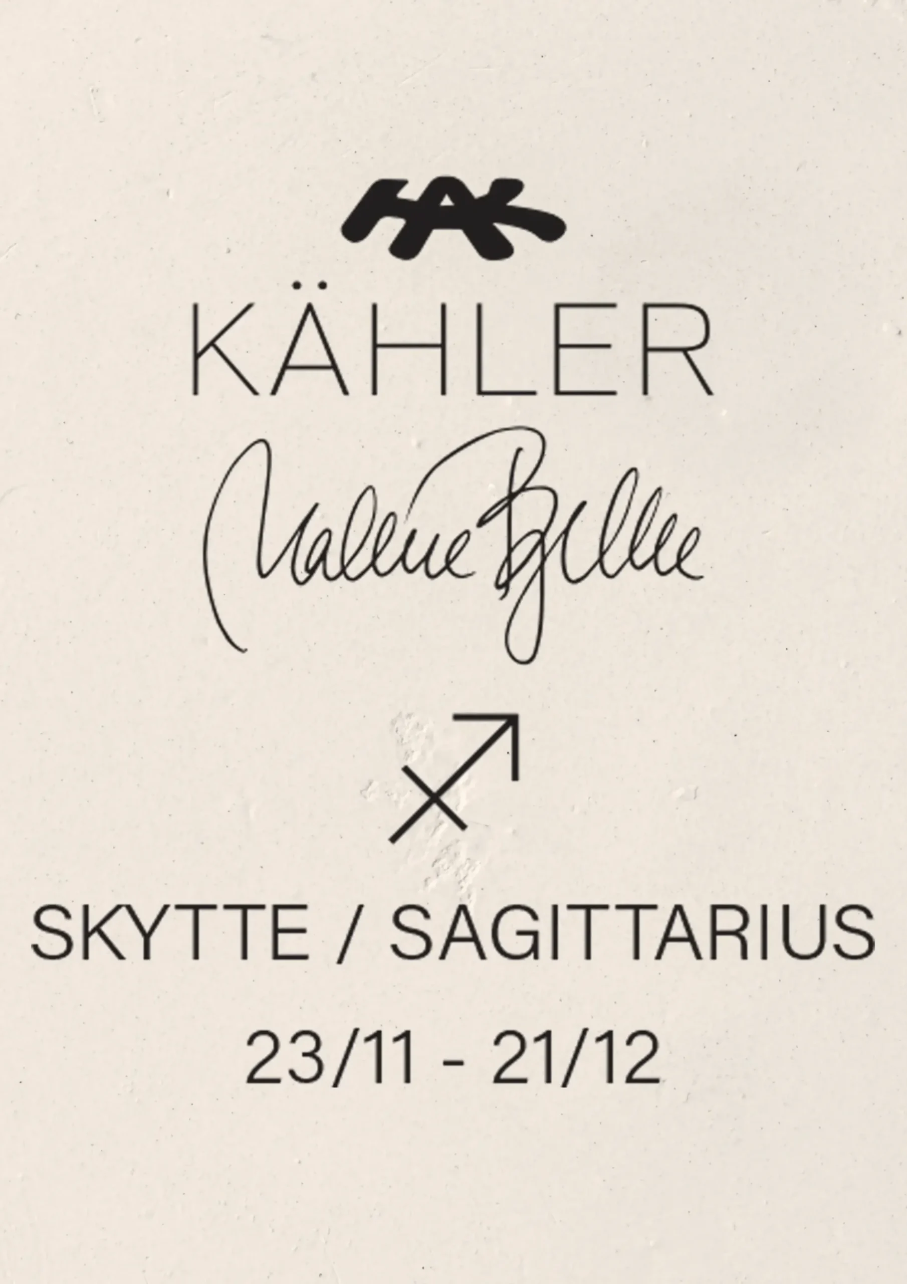 Kähler Skytte H17 i hvid fra serien Astro | Køb her