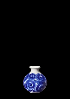 Kähler Vase H10.5 cm i blå fra serien Tulle | Køb her