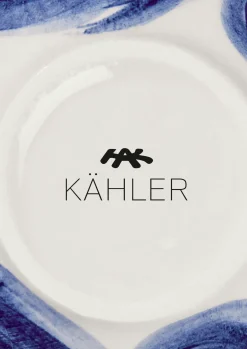 Kähler Vase H10.5 cm i blå fra serien Tulle | Køb her