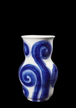 Kähler Vase H22.5 cm i blå fra serien Tulle | Køb her