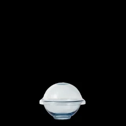 Lyngby Porcelæn Chapeau Bonbonniere midnight blue glas