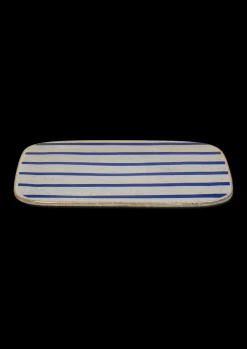 Lyngby Porcelæn DAN|Ild Serveringsfad 27x27 stribe | Køb her